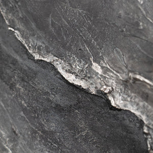 Detailansicht Acrylstruktur schwarz grau abstrakt