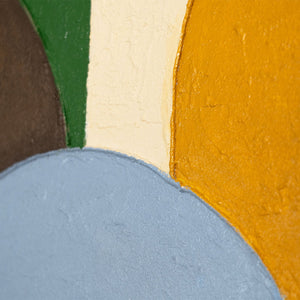 Geometrische Formen handgemalte abstrakte Kunst