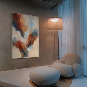 Handgemaltes Leinwandbild abstrakt farbenreich