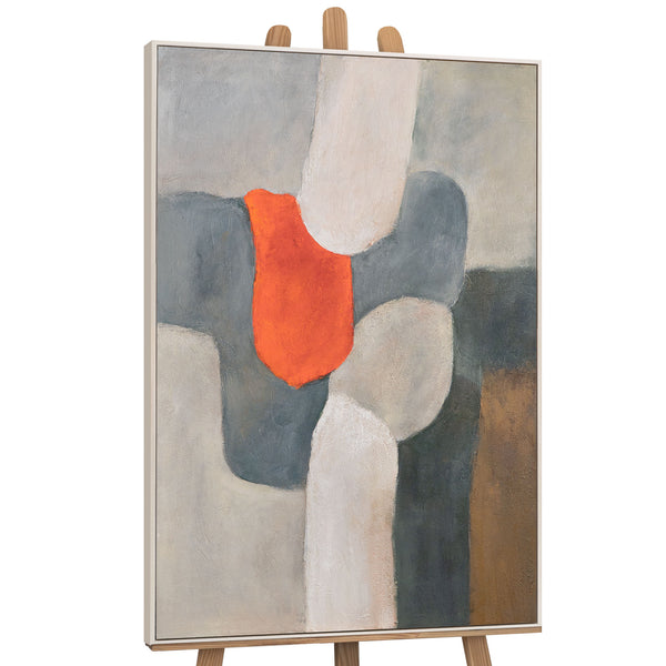 Handgemaltes Leinwandbild abstrakte Form