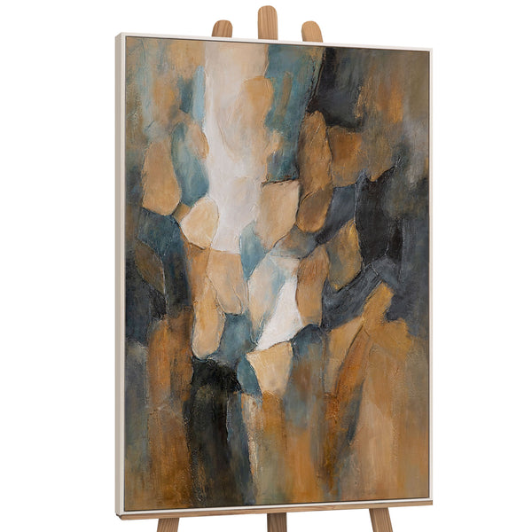 Handgemaltes Leinwandbild modern strukturreich