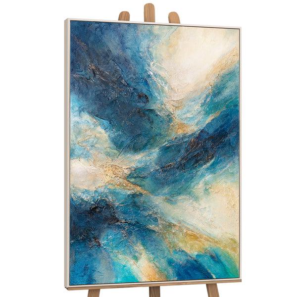 Leinwandbild Handgemalt Modern Stil