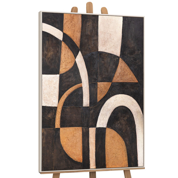 Leinwandbild mit geometrischen Mustern