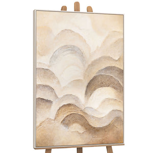 Leinwandbild mit geschichteter Struktur