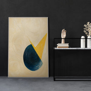 Moderne Wanddeko mit geometrischer Form