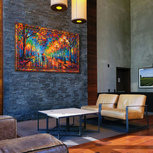 Moderne Wandkunst Farbenfroh