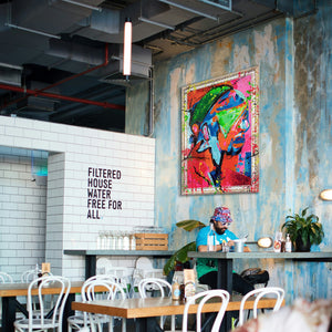 Moderne Wandkunst Für Gastronomie