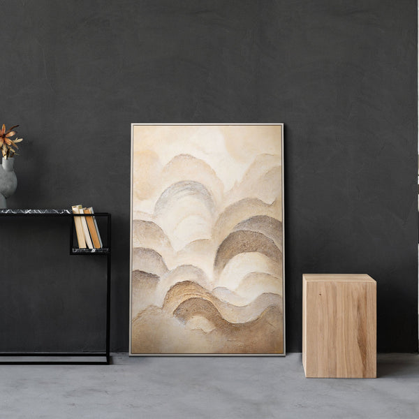 Moderne Wandkunst im Japandi Stil