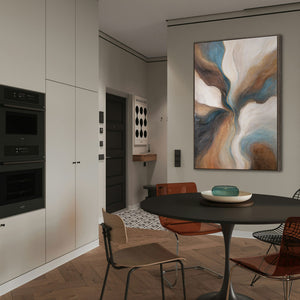 Moderne Wandkunst im Wohnbereich