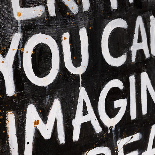 Motivierende Wandkunst Büro