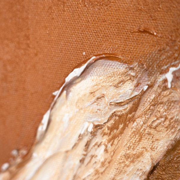 Nahaufnahme handgemalte Struktur abstrakte Kunst