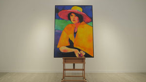 Leinwandkunst Acryl Textur Handgemalt