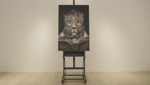 Pintura Acrílica de Animales "Temperamento" 120x80cm