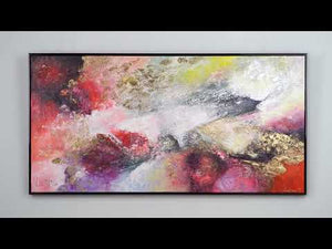 Cuadro Pintado a Mano "Jardín Luminoso" | Arte Abstracto Moderno sobre Lienzo
