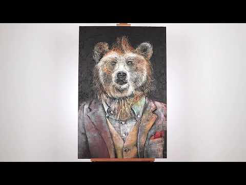 Abstrakte Wandkunst modern