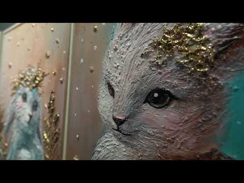 Handgemaltes Acrylbild auf Leinwand