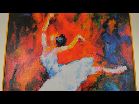 Leinwandkunst Acryl Textur Handgemalt