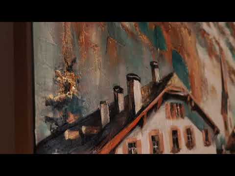 Handgemaltes Acrylbild auf Leinwand