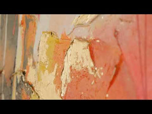 Acryl Kunstwerk Abstrakt Handgemalt Strukturfarben