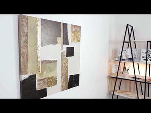 Pintura Acrílica Pintada a Mano “Carácter” 100x100 cm – Cuadro Moderno para el Salón