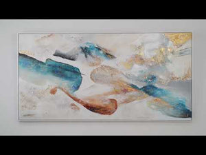 Arte moderno en lienzo – Pintura acrílica abstracta contemporánea