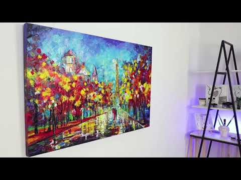 Handgemaltes Leinwandbild Acryl