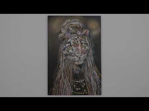 Abstrakte Wandkunst modern