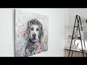 Abstrakte Wandkunst modern