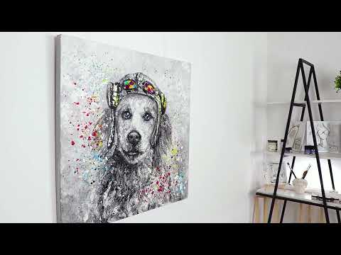 Abstrakte Wandkunst modern