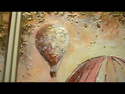 Handgemaltes Acrylbild auf Leinwand