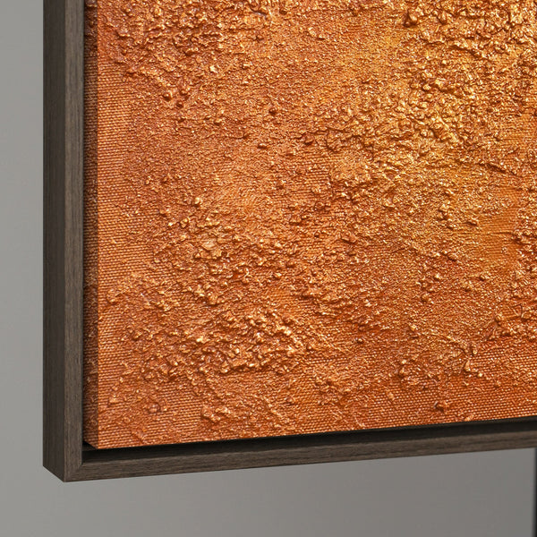 Reliefdetail Acrylmalerei Braun Gold modern