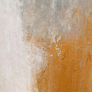 Reliefdetail Acrylmalerei gold beige abstrakt