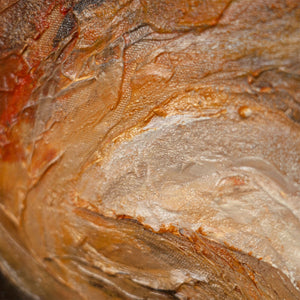 Reliefdetail Acrylmalerei warme Erdtöne