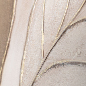 Reliefstruktur Acrylgemälde beige grau Natur