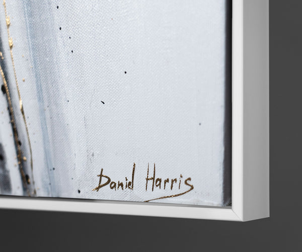 Schwarzer Stier Acryl Leinwandbild moderne Wandkunst