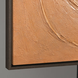 Seitenansicht strukturierte Leinwand moderne Kunst