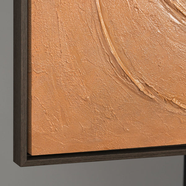 Seitenansicht strukturierte Leinwand moderne Kunst