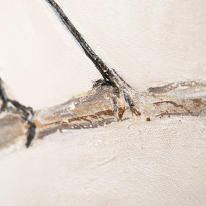 Strukturkunst Nahaufnahme hellbeige modern