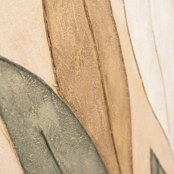 Strukturmalerei mit sanften Grüntönen