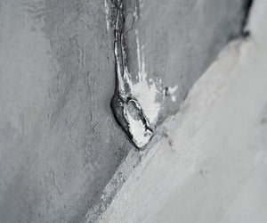 Strukturmalerei Schwarz Weiß handgemalt moderne Kunst