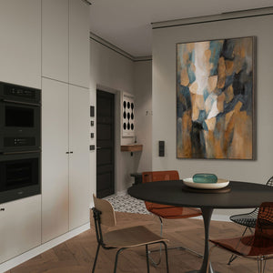 Wanddeko Wohnzimmer abstrakte Acrylkunst