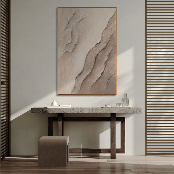 Wanddeko Wohnzimmer moderne Strukturmalerei