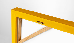 Pinturas acrílicas hechas a mano en lienzo con marco "Fuerza del León" – Arte abstracto para la sala de estar