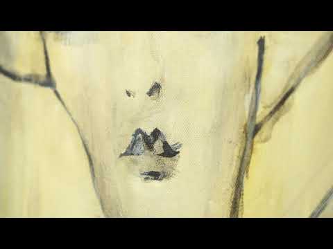 Handgemaltes Acrylbild mit Rahmen